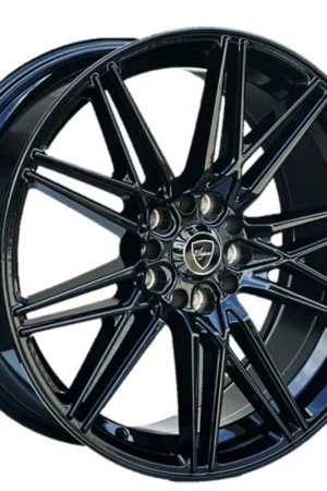 18" Elegant Wheels E005 Gloss Black Rims Popular