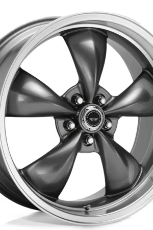 17" American Racing Wheels Modern AR105 Torq Thrust M Anthracite with Machined Lip Rims Limited Offer