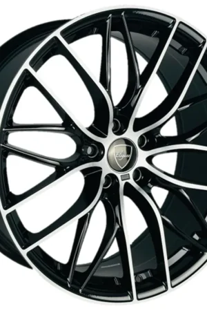 High Quality 20" Elegant Wheels E010 Gloss Black with Machined Face Rims
