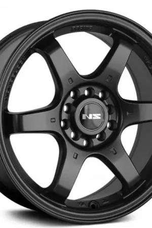 16" NS Wheels Tuner NS1507 Black Rims Today Only