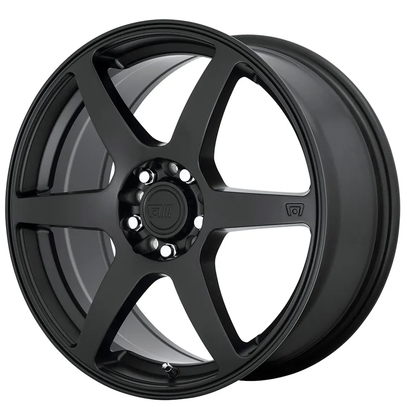 16" Motegi Racing Wheels MR143 CS6 Satin Black Rims Handmade