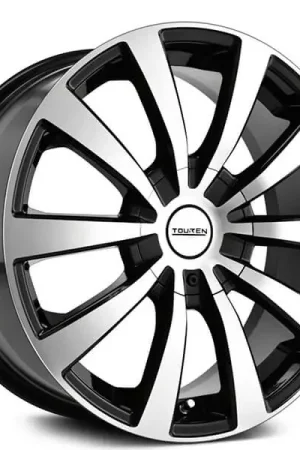 16" Touren Wheels TR3 3130 Black with Machined Face and Lip Rims Today Only