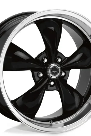 16" American Racing Wheels Modern AR105 Torq Thrust M Gloss Black with Machined Lip Rims Today Only