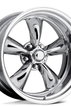 16" American Racing Wheels Vintage VN405 Torq Thrust II Custom Two-Piece Chrome with Polished Barrel Rims Direct From Manufacturer