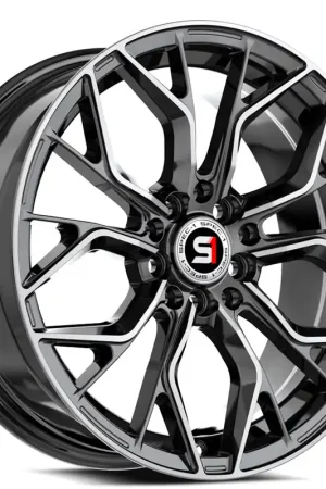16" SPEC-1 Wheels SP-76 Gloss Black with Machined Rims Grab Now