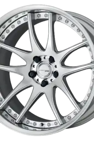 Best Choice Work Emotion Cr 3P 5x120 18x10+41 A Disk Burning Silver