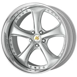 Work Wheels VS-KF 5x105 20x12-36 Light Grey Silver A Disk FULL REVERSE Time-Limited
