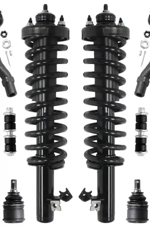 12pc Front Struts Tie Rods Lower Ball Joints Sway Bar Links Suspension Kit Hot Deal