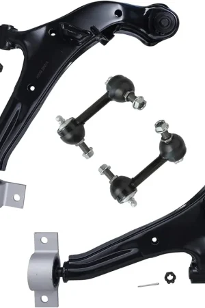 4pc Front Lower Control Arms Sway Bar Links Suspension Kit Clearance
