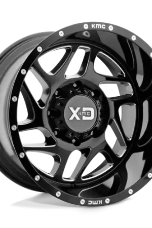 XD XD836 FURY 6X120 20X9 +18 GLOSS BLACK MILLED Factory Price