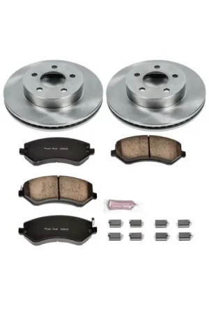 Power Stop 02-07 Jeep Liberty Front Autospecialty Brake Kit Hassle-Free Returns