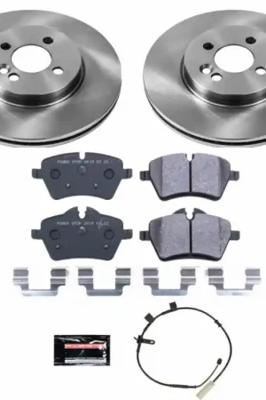 Best Choice Power Stop 11-16 Mini Cooper Front Track Day Brake Kit