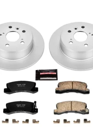 Genuine Power Stop 92-96 Lexus ES300 Rear Z17 Evolution Geomet Coated Brake Kit