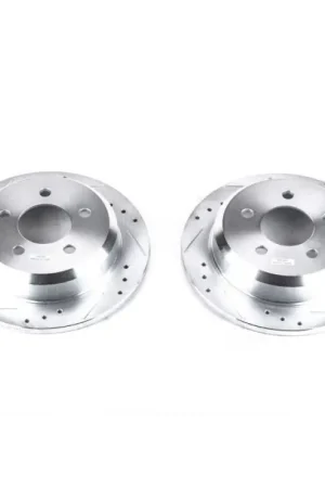 Must Have Power Stop 93-98 Jeep Grand Cherokee Rear Evolution Drilled & Slotted Rotors - Pair