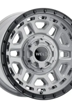 Weld Off-Road Crux 17x9in / 5x139.7 BP / ET 0 / 110.2mm Bore - Gloss Armor Gray / Satin Black Wheel New Release