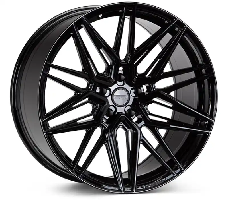 Vossen HF-7 20x9 / 5x112 / ET32 / Flat Face / 66.5 - Gloss Black Wheel Weekend Sale