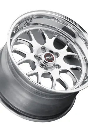 Weld S77 18x10 / 5x115mm BP / 6.6in. BS Polished Wheel (High Pad) - Non-Beadlock Must Have