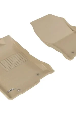 3D MAXpider 2015-2020 Lexus NX/NX Hybrid Kagu 1st Row Floormat - Tan Express Delivery
