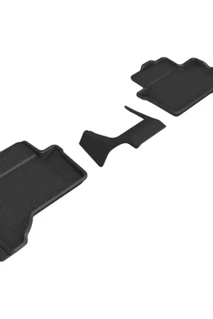 3D MAXpider 2024 Lexus GX/Toyota Land Cruiser 2nd Row Kagu Cargo Liner - Black Modern