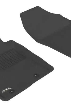 3D MAXpider 2010-2011 Toyota Prius Kagu 1st Row Floormat - Black Reduced Price