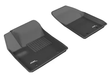 3D MAXpider 2012-2014 Chrysler/Dodge 200/Avenger Kagu 1st Row Floormat - Black - L1CY00211509 Money Back Guarantee