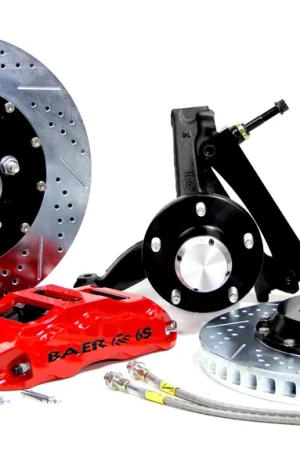 Must Have Baer Brakes 4301089MG-1X Baer Brakes 14" Extreme+ Front Brake Kit, Monster Green, Slot, Std. Studs