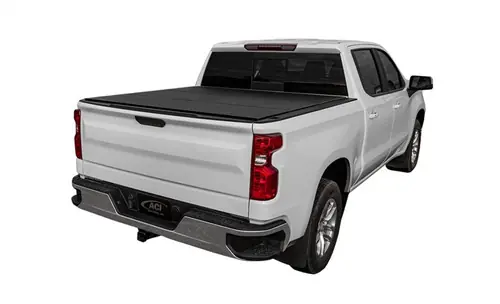 Access LOMAX Black Urethane Hard Folding Tonneau Cover - 2017-2025 Ford Super Duty F-250/F-350/F-450 6ft 8in Box - B3010049 Next Day Delivery