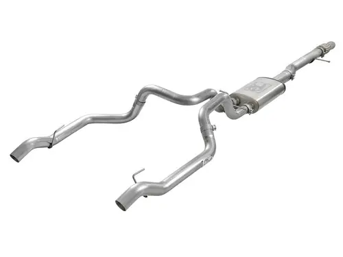 aFe Vulcan Series 4in-3in 304-SS Exhaust Cat-Back 2019 GM Silverado / Sierra 1500 V8-5.3L w/ OE Tips - 49-34101 New Release