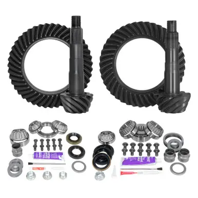 Yukon Ring & Pinion Gear Kit Front & Rear for Toyota 8/8IFS Diff (w/Factory Locker) 4.30 Ratio - YGKT006-430-4 Top Rated