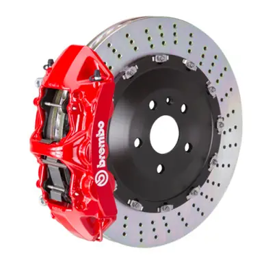 Affordable Brembo 14+ Ghibli S/Ghibli S-Q4 Front GT BBK 6 Piston Cast 405x34 2pc Rotor Drilled-Red - 1T1.9505A2